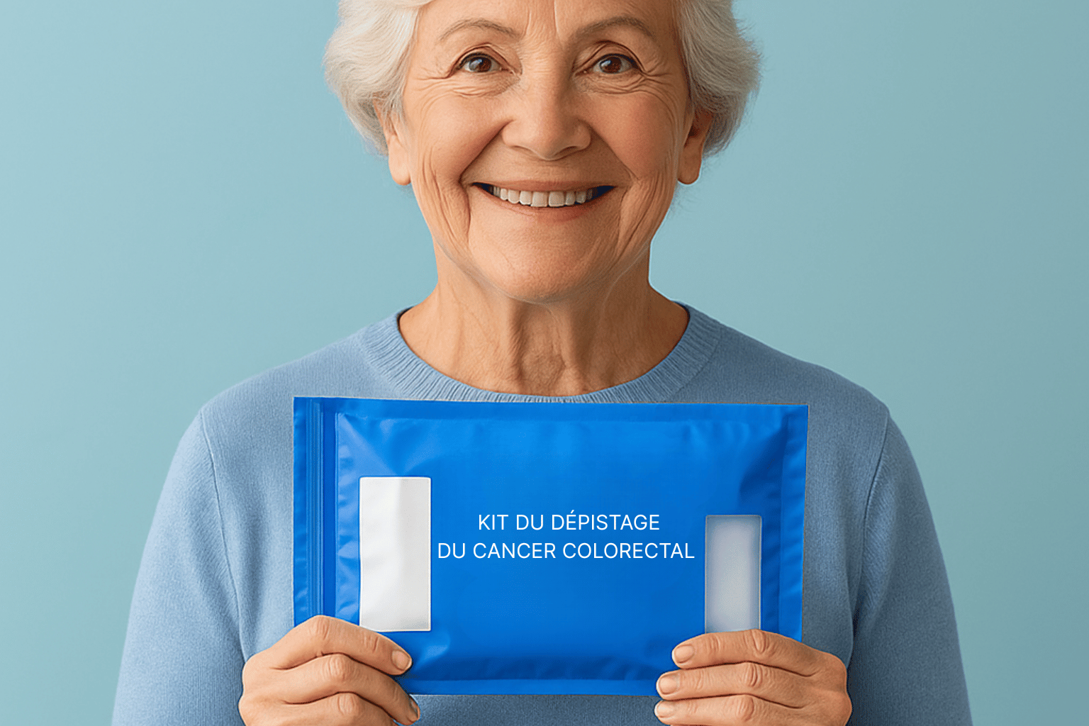 Remise du kit  de dépistage du cancer colorectal